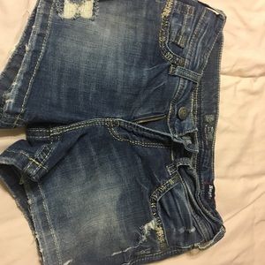 Silver brand shorts